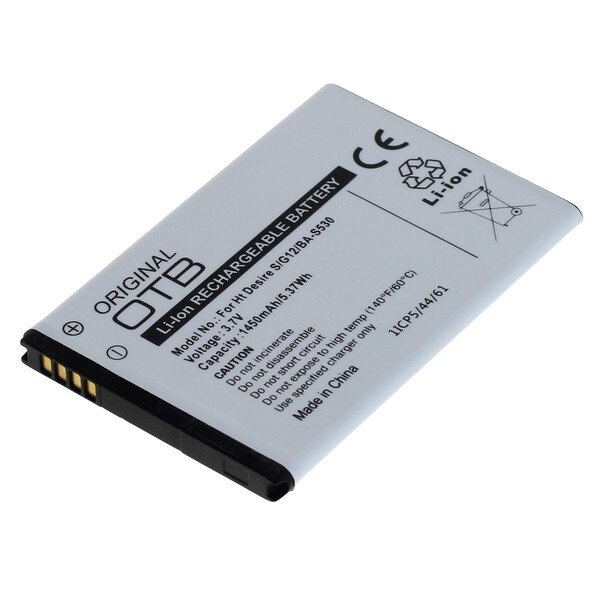 OTB - Ersatzakku kompatibel zu HTC BA S520 / BA S530 - 3,7 Volt 1450mAh Li-Ion