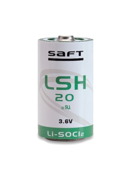 Saft - LSH20 - Mono D - 3,6 Volt 13Ah Li-SOCl2