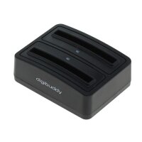 digibuddy Akkuladestation Dual kompatibel zu Samsung...