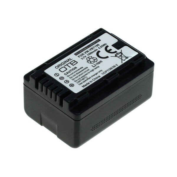 OTB - Ersatzakku kompatibel zu Panasonic VW-VBT190 - 3,7 Volt 1500mAh Li-Ion