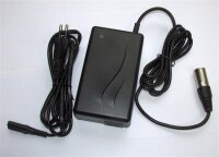 Ersatzladegerät für E-Bike Aprilia Enjoy / Racing / City - 24 Volt 1,8A mit XLR-Stecker [1=G / 2=B / 3=W]