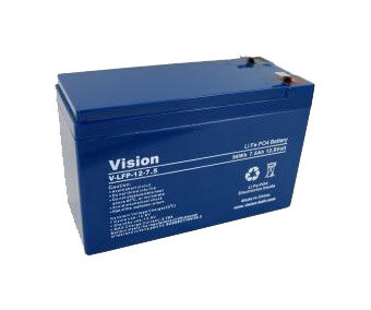 Vision - LFP127.5 - 12 Volt 7,5Ah LiFePo4 - EOL