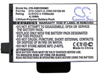 Ersatzakku - CS-GMV360MC - Garmin 010-12521-40 / 360-00106-00 - 3,8 Volt 1100mAh Li-Polymer