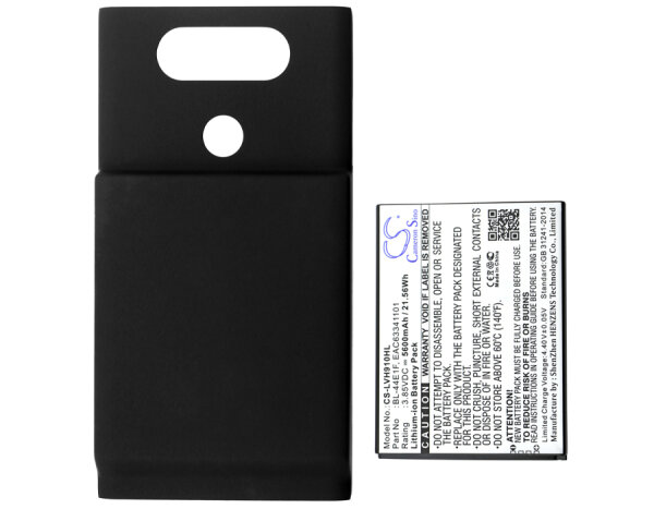 Ersatzakku - CS-LVH910HL - LG BL-44E1F / EAC63341101 - 3,85 Volt 5600mAh Li-Ion
