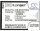 Ersatzakku - CS-ZTA110XL - ZTE Blade A110 / Blade A112 - 3,8 Volt 1600mAh Li-Ion