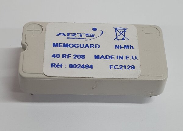 Ersatzakku - Saft - Memoguard 40RF204 / 40RF208 - 2,4 Volt 80mAh Ni-MH