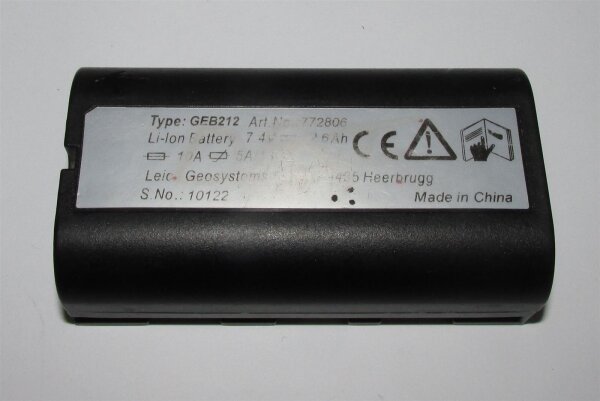 Akkureparatur - Zellentausch - LEICA GEB211 / GEB212 / 772806 - 7,4 Volt Li-Ion Akku