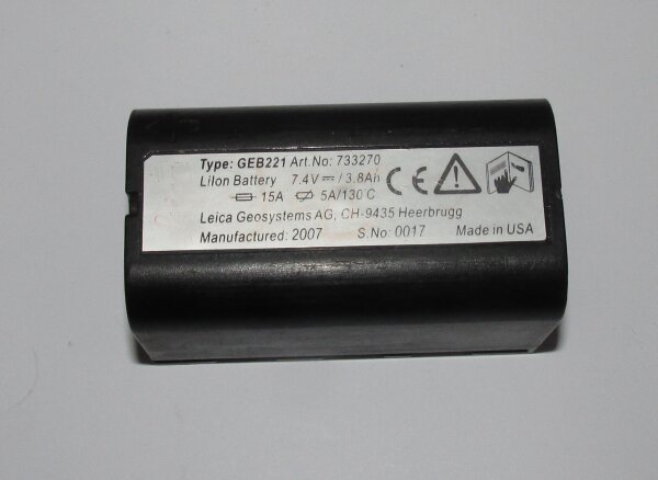 Akkureparatur - Zellentausch - LEICA GEB221 / 733270 - 7,4 Volt Li-Ion Akku