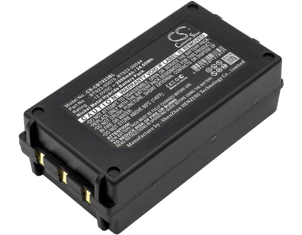 Ersatzakku - CS-CBT923BL - Cattron Theimeg BT081-00053 / BT081-00061 - 12 Volt 2000mAh Ni-MH
