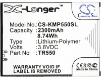 Ersatzakku - CS-KMP550SL - Kazam Trooper 550 / TR550 -...