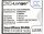 Ersatzakku - CS-ZTA465SL - Telstra 4GX HD / ZTE Blade A465 - 3,8 Volt 2200mAh Li-Ion