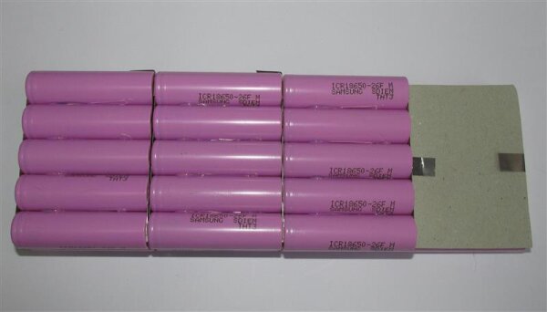 Akkupack zum Selbsteinbau für TravelScoot Panasconic Battery 7S5P / MC MULTICYCLE EN 15194 / 0947-0257 - 25,2 Volt Li-Ion Akku