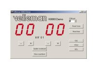 Velleman Bausatz K8063 - 2 ZIFFER-MODULE MIT SERIELLER SCHNITTST