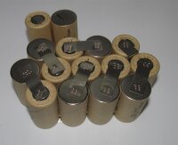 Akkupack für Makita 1834 / Parkside / Schwarzbach - 18 Volt zum Selbsteinbau
