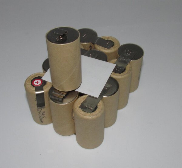 Akkupack für Kress ABS 156 - 15,6 Volt (Sub C) zum Selbsteinbau