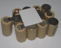 Akkupack für Kress ABS 156 - 15,6 Volt (Sub C) zum Selbsteinbau