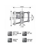 LCD/Plasma-Wandhalter - WH WALL-6 (30-63 Zoll)