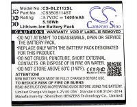 Ersatzakku - CS-BLZ112SL - BLU C535051145T - 3,7 Volt...