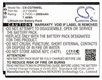 Ersatzakku - CS-CGT990SL - Cubot GT99 / P5 / JLY150400 - 3,7 Volt 1300mAh Li-Ion