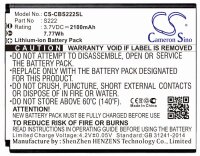 Ersatzakku - CS-CBS222SL - Cubot S222 - 3,7 Volt 2100mAh...