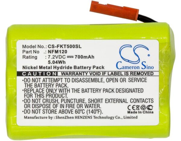 Ersatzakku - CS-FKT500SL - Fluke FT500 / NFM120 - 7,2 Volt 700mAh Ni-MH