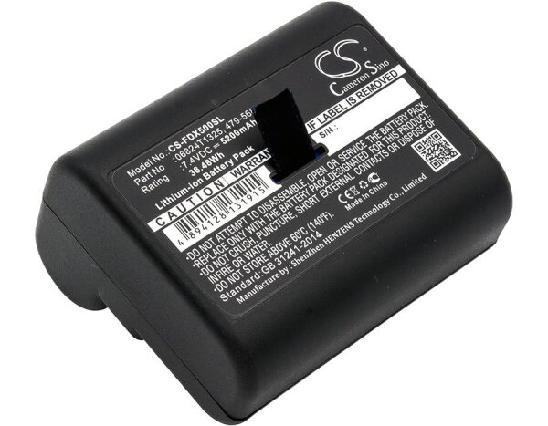 Ersatzakku - CS-FDX500SL - Fluke 06824T1325 / DSX Versiv - 7,4 Volt 5200mAh Li-Ion