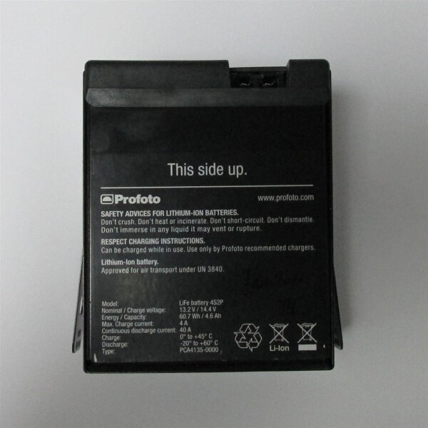 Akkureparatur - Zellentausch - Profoto LiFe battery 4S2P / Type PCA4135-0000 - 13,2 Volt Li-Ion Akku