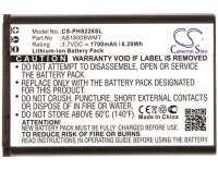 Ersatzakku - CS-PHS226SL - Philips AB1800BWMT / CTS226M -...