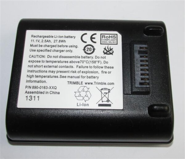 Akkureparatur - Zellentausch - TRIMBLE 890-0163-XXQ  - 11,1 Volt Li-Ion Akku
