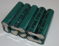 Akkupack für Quantum B37 / TA508V - 12 Volt Ni-MH - zum Selbsteinbau