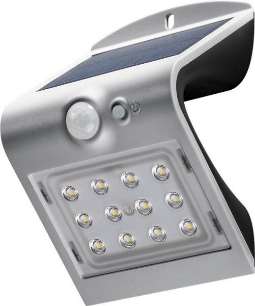 goobay - LED Solar-Wandleuchte mit Bewegungsmelder - 1,5 W