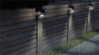 goobay - LED Solar-Wandleuchte mit Bewegungsmelder - 1,5 W