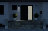 goobay - LED Solar-Wandleuchte mit Bewegungsmelder - 1,5 W