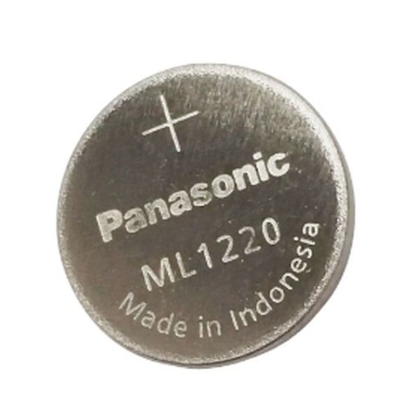 Panasonic - ML1220 / ML-1220 / ML 1220 - 3 Volt 17mAh Li-Mn