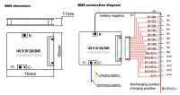 ANNPower - BMS 14M20AFK - 70 x 55 x 11mm - 51,8 Volt 14S / 20A