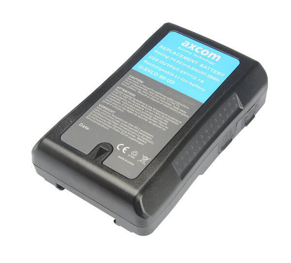 Ersatzakku - Sony V-Lock BP-L40 - 14,8 Volt max. 6600mAh 97.68Wh Li-Ion mit USB und D-tap