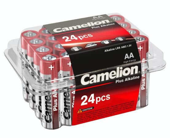 Camelion - Plus Alkaline - AA / Mignon / LR6 - 1,5 Volt 2700mAh AlMn - (24 Stück / Box)
