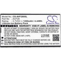 Ersatzakku - CS-AVF280SL - Archos ACF28 / F28 - 3,7 Volt...