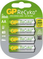 GP - ReCyko+ - Mignon AA - 1,2 Volt 2000mAh Ni-MH - 4er Pack
