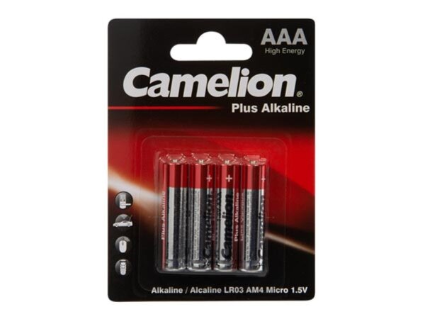 Camelion - ALKALI-MANGAN AAA / LR3 1.5 V - 1200 mAh (4 St./Blisterverpackung)