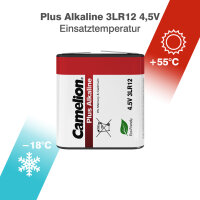 Camelion - 3LR12 - 4,5 Volt Flachbatterie Alkaline Plus - lose