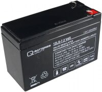 Q-Batteries - 12LS-7.2 F1 - 12 Volt 7200mAh Pb -...