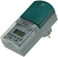 digitale Wochen-Zeitschaltuhr für Außen 7 Tage, 230V, 1800W