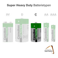 Camelion - Batterien - C (Baby) / R14 - 1,5 Volt 2500mAh Zink-Mangandioxid - 2er Pack