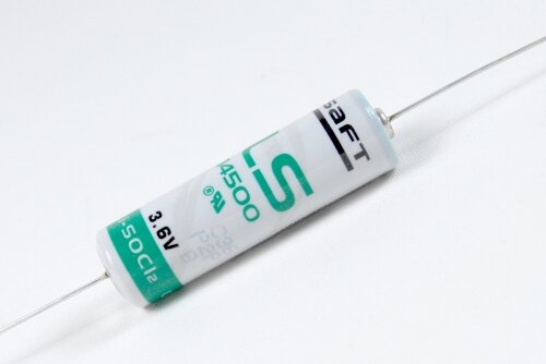 Saft - LS14500CNA - AA Mignon - 3,6 Volt Lithium Li-SOCl2 - Axialdraht