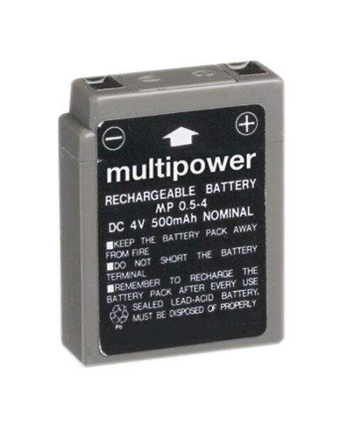 Multipower - MP0.5-4 - 4 Volt 500mAh Pb - EOL