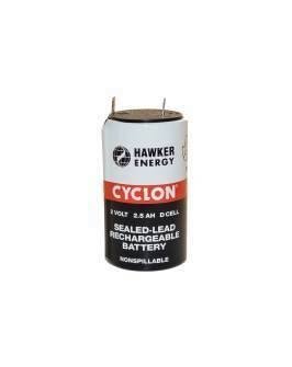 EnerSys - Cyclon - 0810-0004 - D Cell - 2 Volt 2500mAh Pb