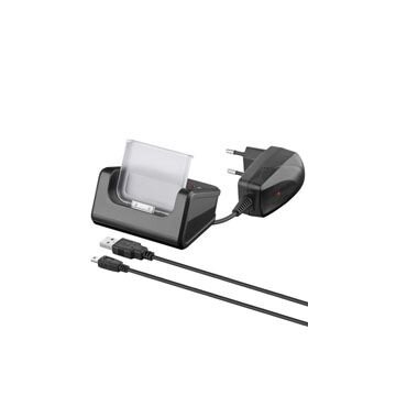 USB Dockingstation (schwarz) für iPhone 2G