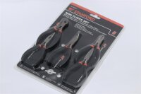 ChiliTec - 21965 - Elektroniker Zangen-Set "MiniGrip" 5-tlg 12cm, isolierte Griffe, federöffnend