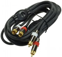 Premium Cinch-Kabel Stereo 2m für analoge Stereo...